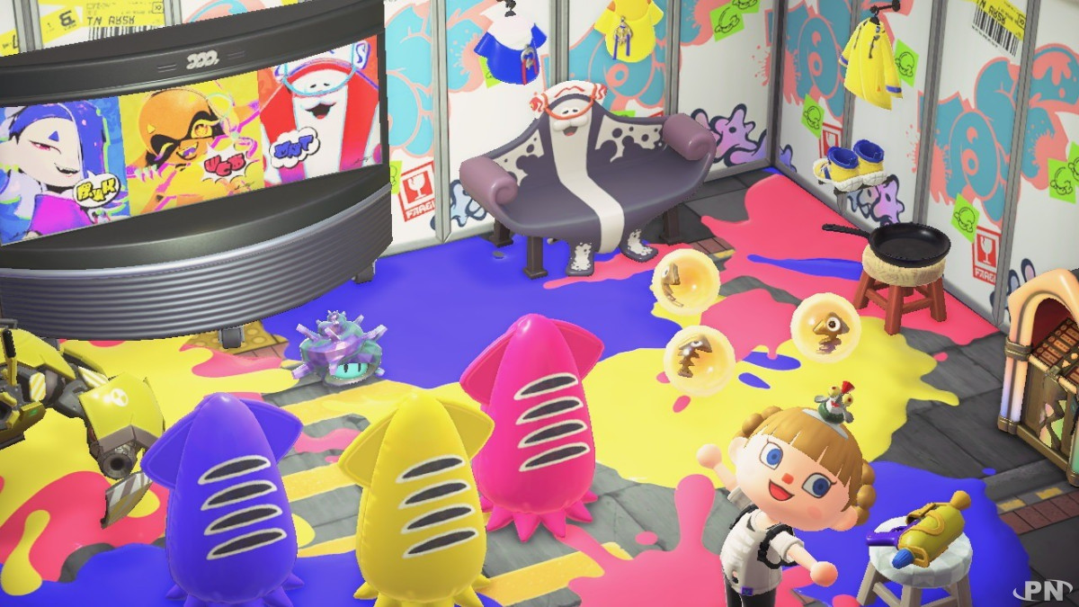 De nouveaux meubles Splatoon Raiders dans Animal Crossing New Horizons
