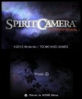 Screenshots de Spirit Camera : le mémoire maudit  sur 3DS