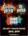 Capture de site web de Band Hero sur Wii