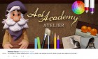 Capture de site web de Art Academy Atelier sur WiiU
