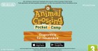 Capture de site web de Animal Crossing: Pocket Camp sur Mobile
