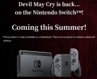 Capture de site web de Devil May Cry sur Switch