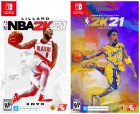 Boîte US de NBA 2K21 sur Switch