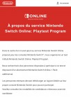 Capture de site web de Nintendo Switch Online