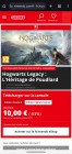 Capture de site web de Hogwarts Legacy : L'Héritage de Poudlard sur Switch 2