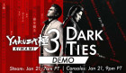 Capture de site web de Yakuza Kiwami 3 & Dark Ties sur Switch 2
