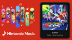 Capture de site web de Nintendo Music sur Mobile