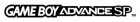 Logo de Game Boy Advance SP sur GBA SP